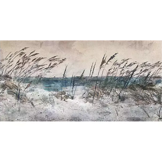 Discount Kirklands Home Morning Sea Grass Light Canvas Art Print
