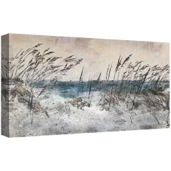 Discount Kirklands Home Morning Sea Grass Light Canvas Art Print