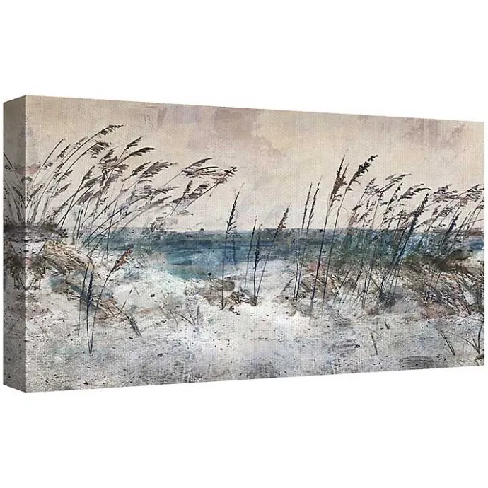 Discount Kirklands Home Morning Sea Grass Light Canvas Art Print