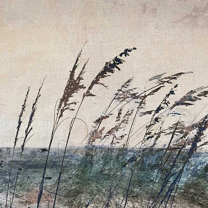 Discount Kirklands Home Morning Sea Grass Light Canvas Art Print