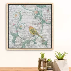 Discount Kirklands Home Mosaic Bird I Framed Canvas Art Print