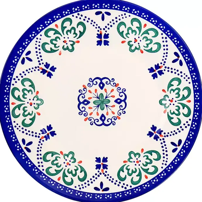 Kirklands Home Mosaic Glazed Round 12-pc. Dinnerware Set