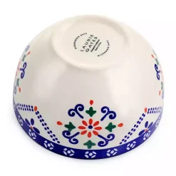 Kirklands Home Mosaic Glazed Round 12-pc. Dinnerware Set