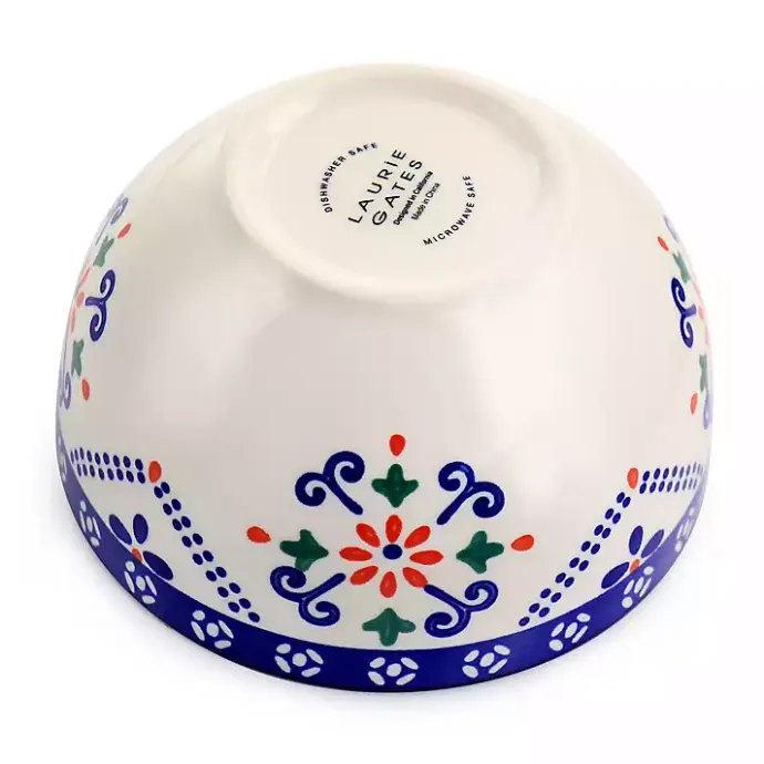 Kirklands Home Mosaic Glazed Round 12-pc. Dinnerware Set