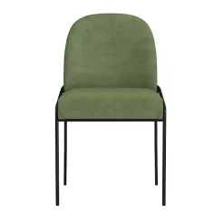 Online Kirklands Home Moss Velvet Metal Dining Chair Green