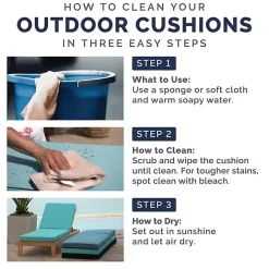 Sale Kirklands Home Moss Leala Texture Outdoor Deep Seat Cushions Green