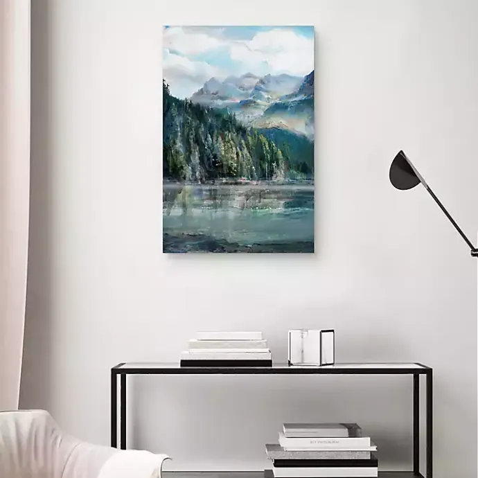 Hot Kirklands Home Mountain Lakes II Canvas Art Print