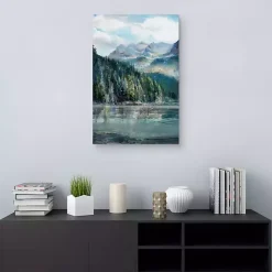 Hot Kirklands Home Mountain Lakes II Canvas Art Print