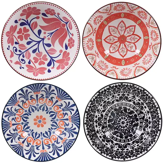 Discount Kirklands Home Patterned Ceramic 8-pc. Bowl Set Multi