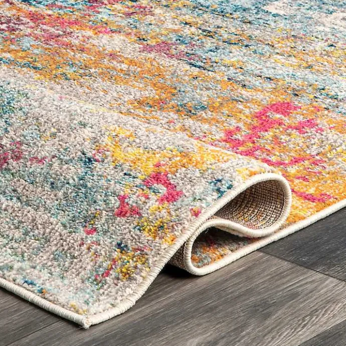 Clearance Kirklands Home color Abstract Pattern Area Rug, 7x10 Multi