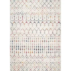 Clearance Kirklands Home color Blythe Moroccan Area Rug, 8x10 Multi