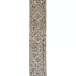 Best Kirklands Home Multicolor Nadia Medallion Runner, 2x10 Gray