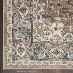Best Kirklands Home Multicolor Nadia Medallion Runner, 2x10 Gray
