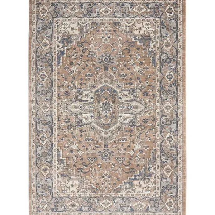 Kirklands Home Multicolor Nadia Medallion Area Rug, 5x7 Gray