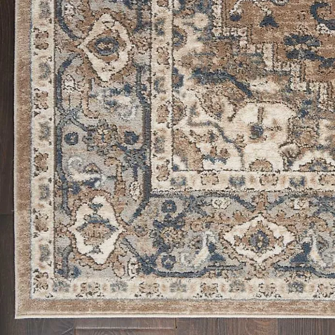 Kirklands Home Multicolor Nadia Medallion Area Rug, 5x7 Gray