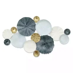 Clearance Kirklands Home Multicolor Round Panel Sasha Wall Plaque