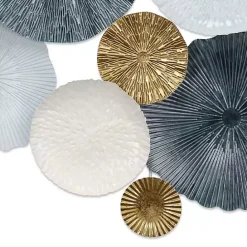 Clearance Kirklands Home Multicolor Round Panel Sasha Wall Plaque
