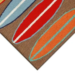 Online Kirklands Home color Surfboard Outdoor Accent Rug, 30x20 Multi