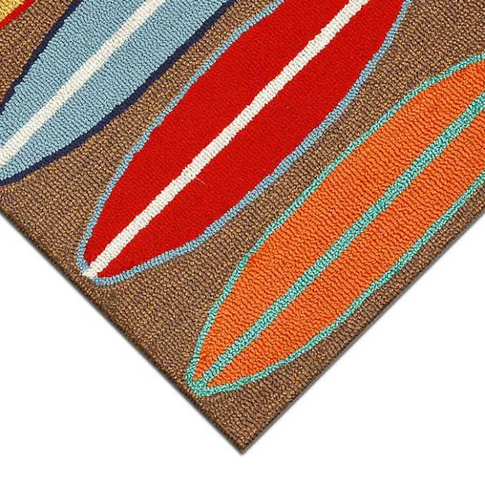 Online Kirklands Home color Surfboard Outdoor Accent Rug, 30x20 Multi