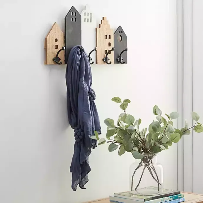 Best Kirklands Home Multicolor Wood Building Wall Hooks