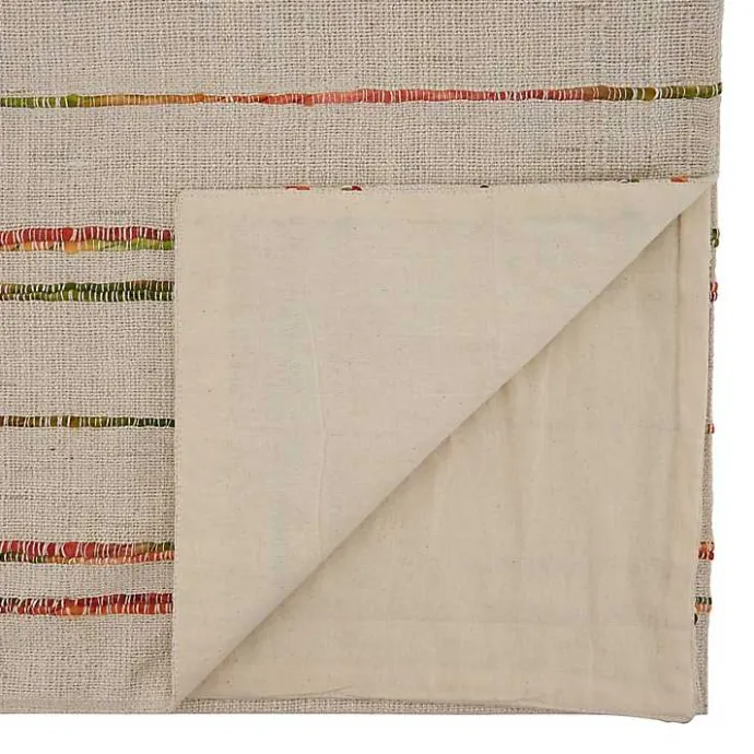 Online Kirklands Home Multicolor Woven Lines Table Runner, 90 in.