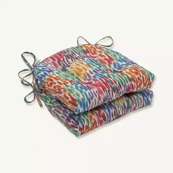 Discount Kirklands Home color Zinnia Outdoor Seat Cushions, Set of 2 Multi