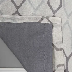Outlet Kirklands Home Mushroom Interlock Single Curtain Panel, 84 in.