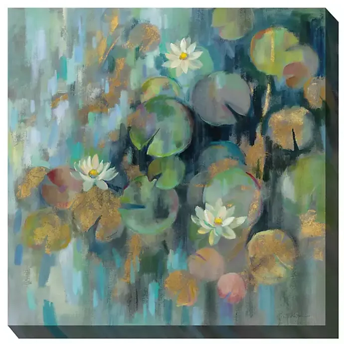 Hot Kirklands Home Mystic Pond Outdoor Canvas Art Print