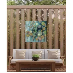 Hot Kirklands Home Mystic Pond Outdoor Canvas Art Print