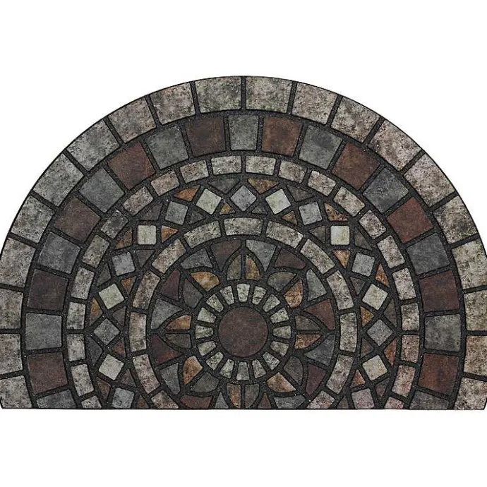Discount Kirklands Home Mythos Stone Mosaic Slice Doormat