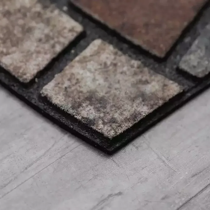 Discount Kirklands Home Mythos Stone Mosaic Slice Doormat