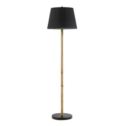 Kirklands Home Nassau Bamboo Martha Stewart Floor Lamp Black