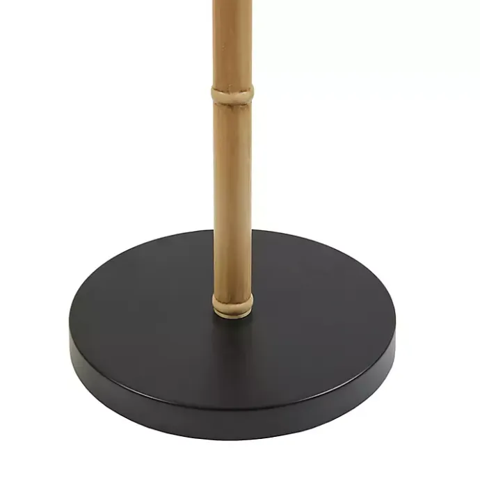 Kirklands Home Nassau Bamboo Martha Stewart Floor Lamp Black