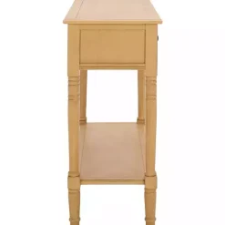 Clearance Kirklands Home Natural 2- Drawer Samantha Console Table Tan