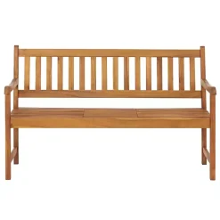 Online Kirklands Home Natural Acacia Wood Bench with Pop-Up Table Tan
