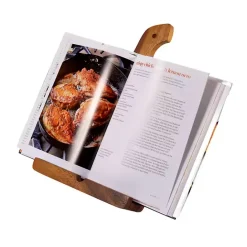 Online Kirklands Home Natural Acacia Wood Cookbook Holder Brown