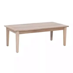 Discount Kirklands Home Natural Acacia Wood Slatted Outdoor Coffee Table Tan