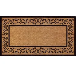 Discount Kirklands Home Natural and Black Abby Doormat, 72x36 in.