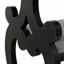 Outlet Kirklands Home Natural and Wood 3-Tier Console Table Black