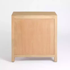 Outlet Kirklands Home Natural Arch Cane and Wood Cabinet Tan