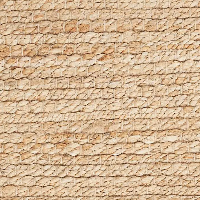 Kirklands Home Natural Bleach Jute Reversible Area Rug, 4x6 Tan