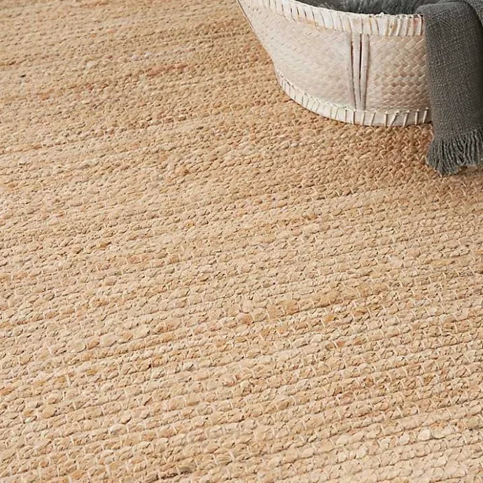 Kirklands Home Natural Bleach Jute Reversible Area Rug, 4x6 Tan