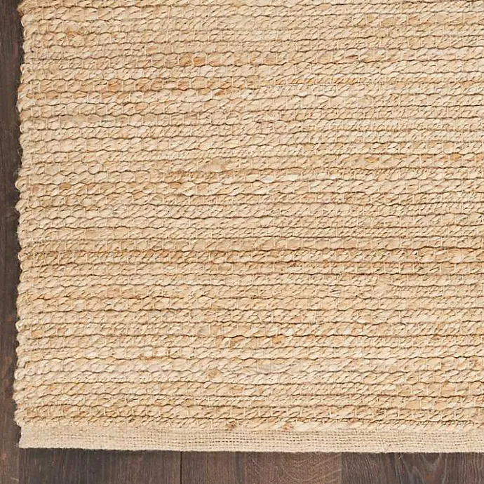 Online Kirklands Home Natural Bleach Jute Reversible Area Rug, 5x7 Tan