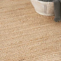 Online Kirklands Home Natural Bleach Jute Reversible Area Rug, 5x7 Tan