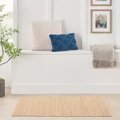 Online Kirklands Home Natural Bleached Jute Area Rug, 3x5 Tan