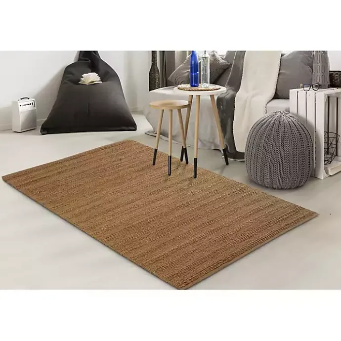Sale Kirklands Home Natural Braided Jute Area Rug, 5x7 Brown