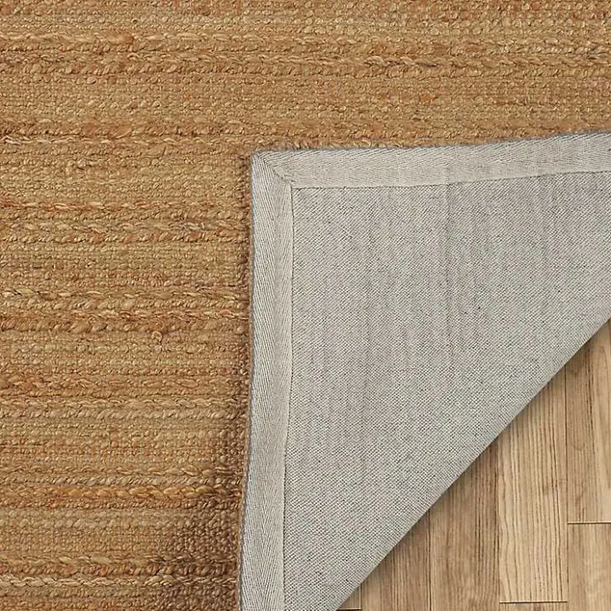 Sale Kirklands Home Natural Braided Jute Area Rug, 5x7 Brown