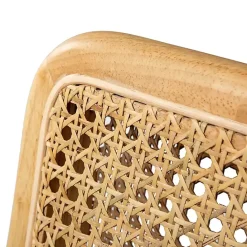 Clearance Kirklands Home Natural Cane Back Linen Office Chair