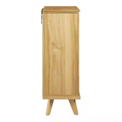 Clearance Kirklands Home Natural Cane Jewelry Armoire Tan