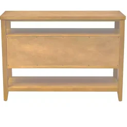 Best Kirklands Home Natural Cane Martha Sterwart Console Table Tan